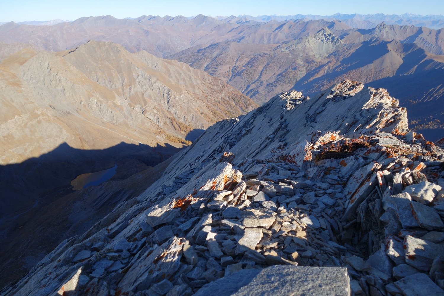 CrÃªte en lames de couteaux