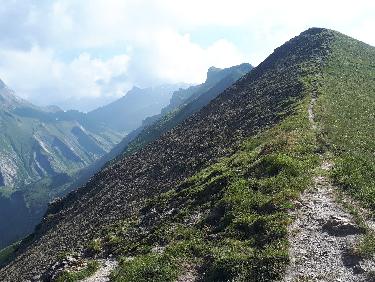 CrÃªte NE, l&apos;aiguille de la Pennaz Ã  gauche