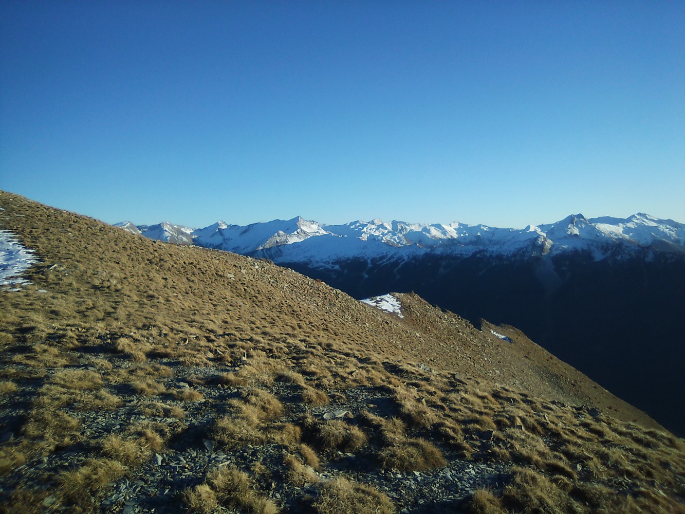 crÃªte sud du mt orel - gd parpaillon  et boussolenc enface