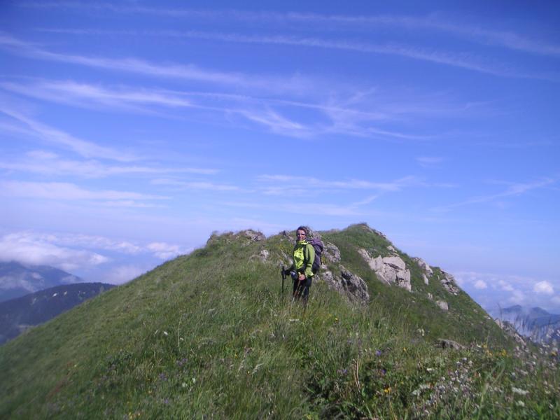 crête ensoleillée
