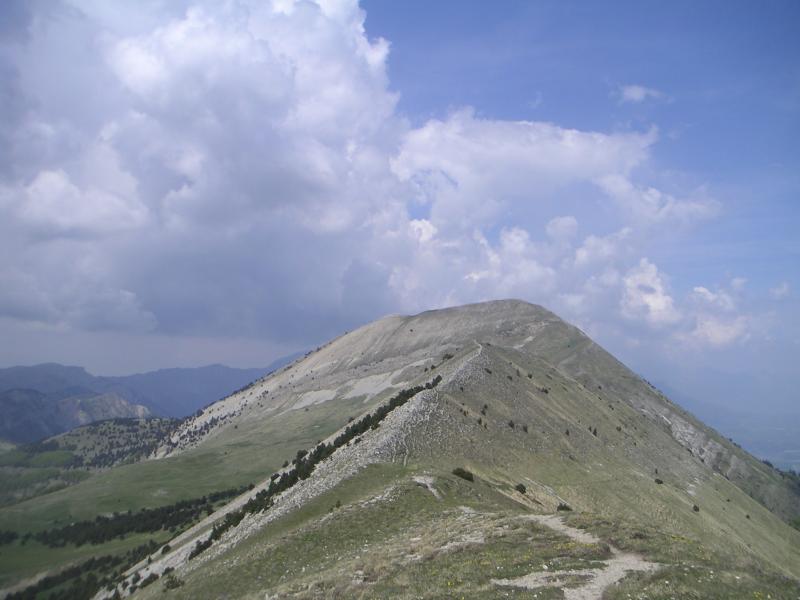 crête et Mt Barral