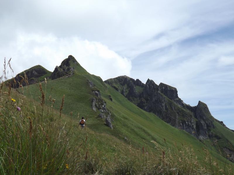 crête vers le puy de sancy