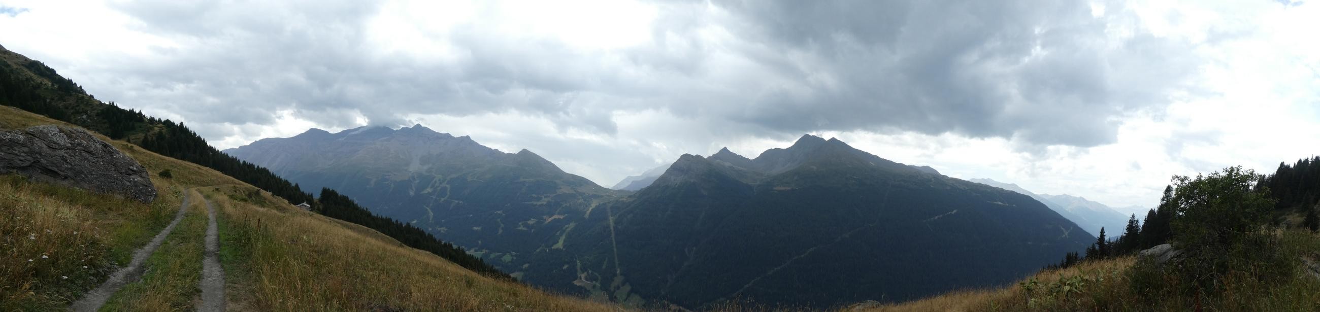 Le Cuchet depuis Bessans, descente par Pré Camois et les Fontaines.