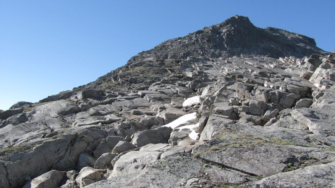 Dalle avant le col de la Masse