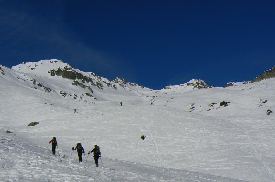 Dans la combe des Plans