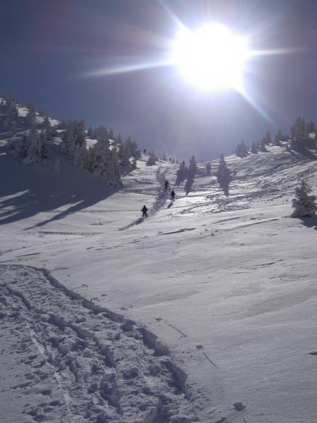 Dans la descente