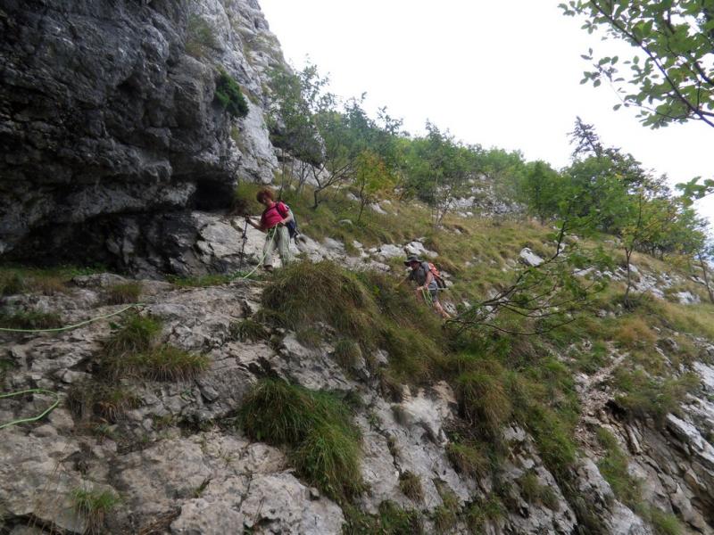 Dans la descente du pas du Mortier