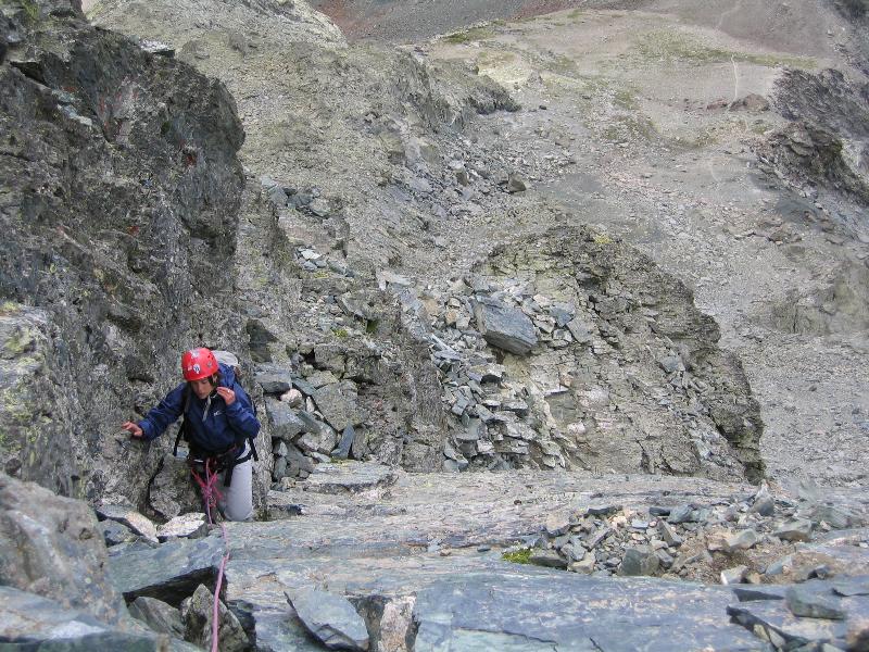 Dans le dièdre sommital
