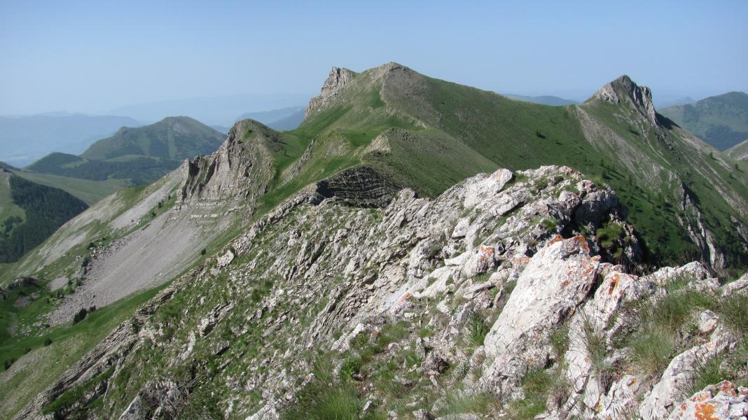 Dans le rétro (Pic de l'Aiguile)