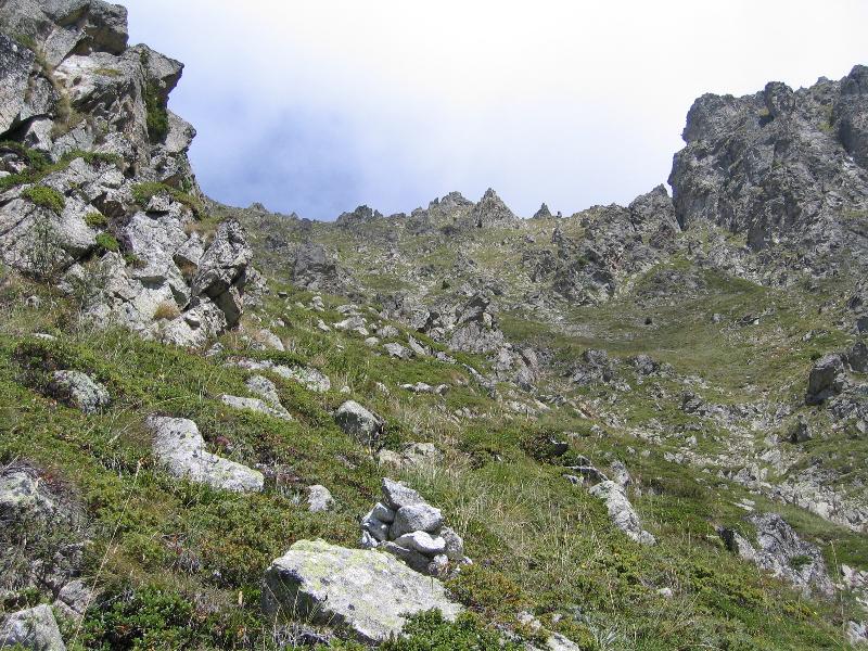 Dans les pentes du versant sud ouest