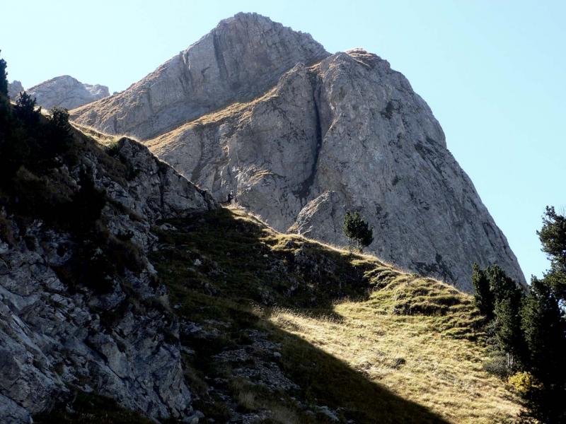 Dans les pentes supérieures