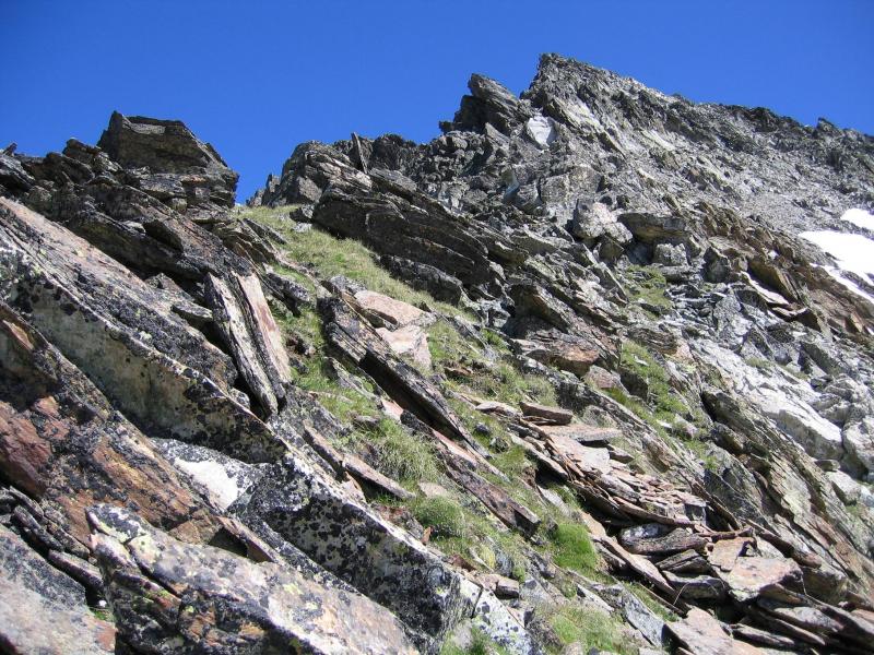 Début de l'arête