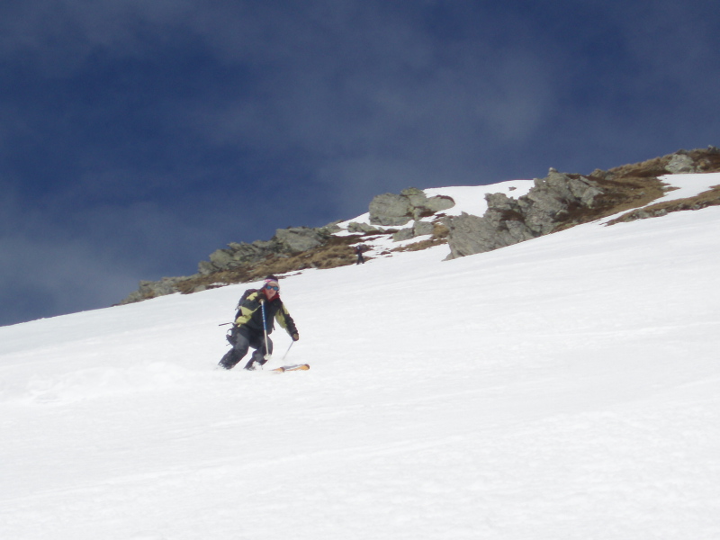 Début de la descente