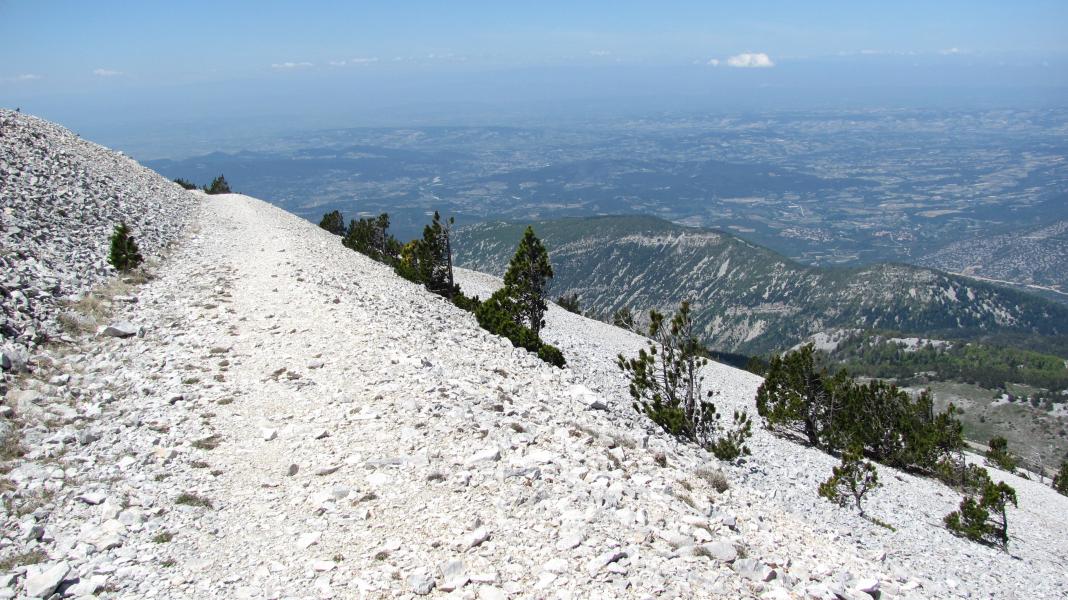 Debut de la variante de descente
