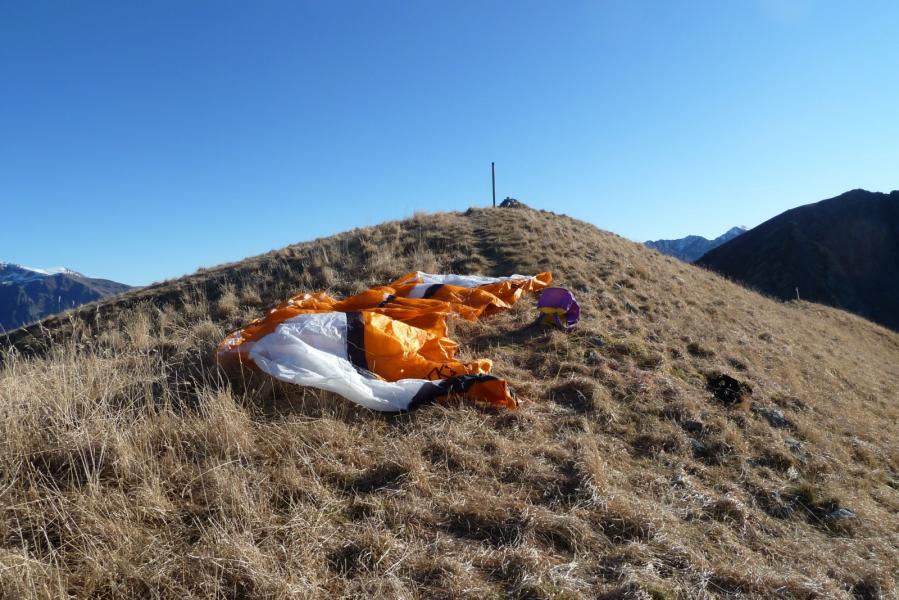 Décollage sud, petite brise idéale