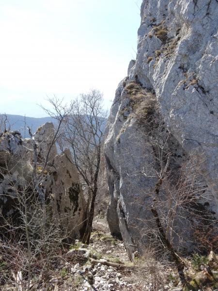 Départ du couloir de Clémencière