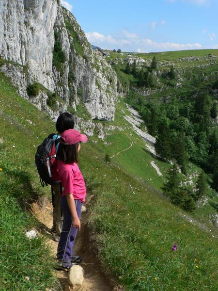 Départ du sentier depuis la bergerie