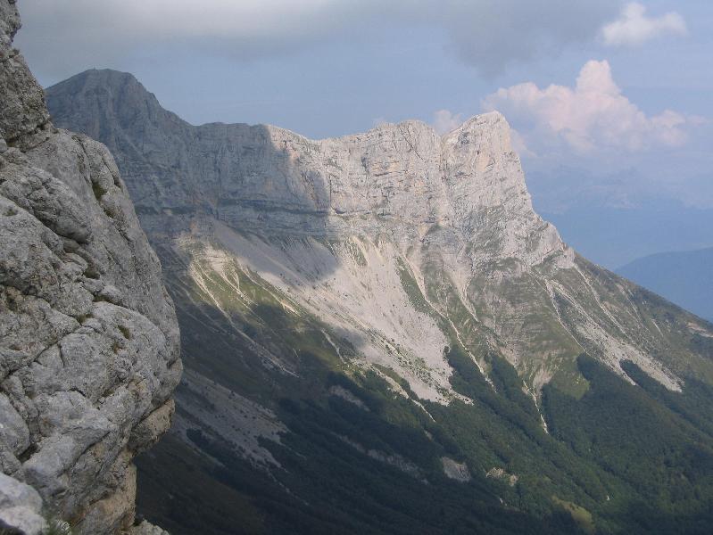 Depuis la crête