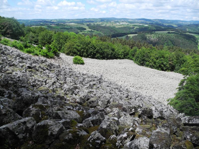 Coulée de lave de Bourianne boucles