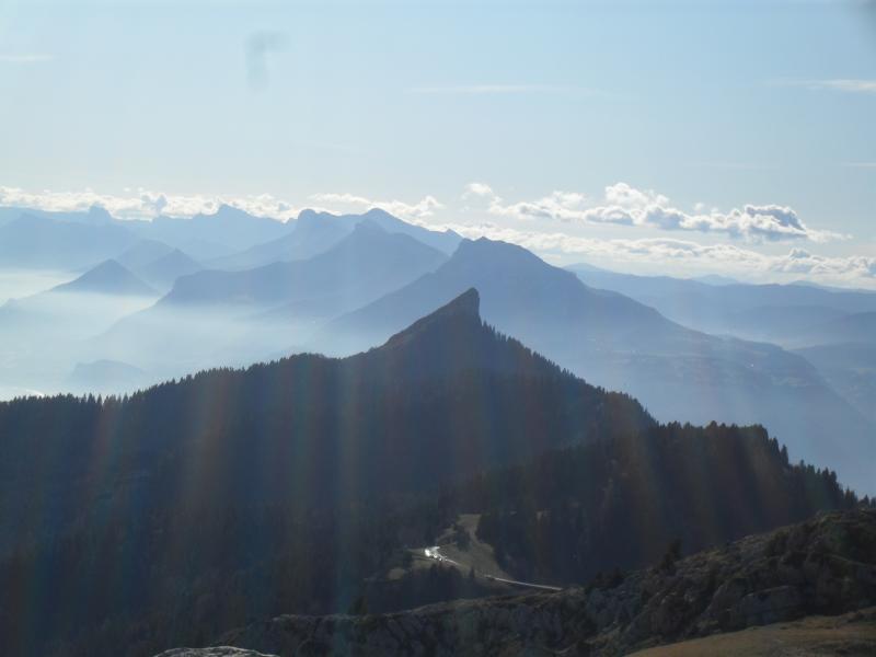 Depuis le sommet