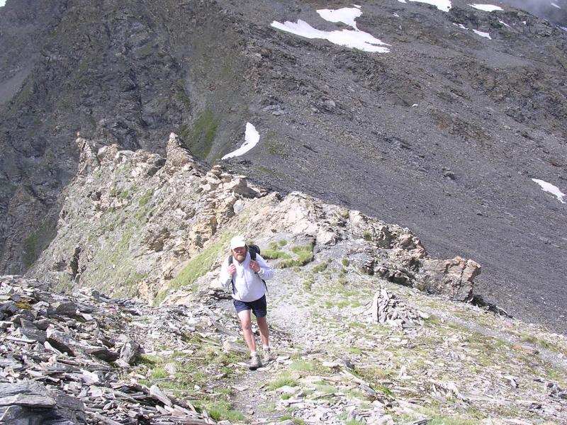 Les derniers mètres du col