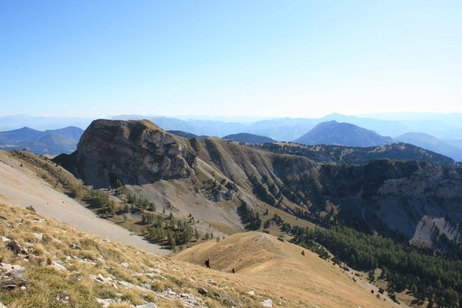 Descente dans le vallon du garnesier