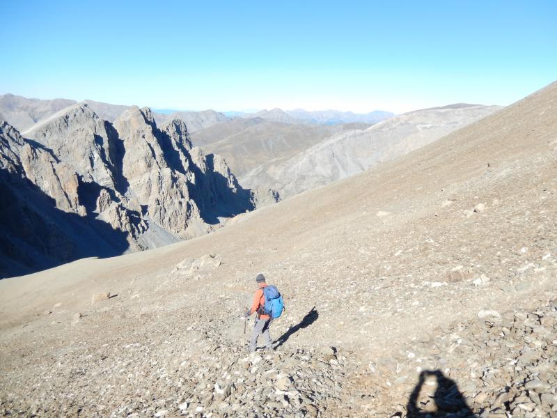 Descente de la Pointe d'Aval ou de Chauvet