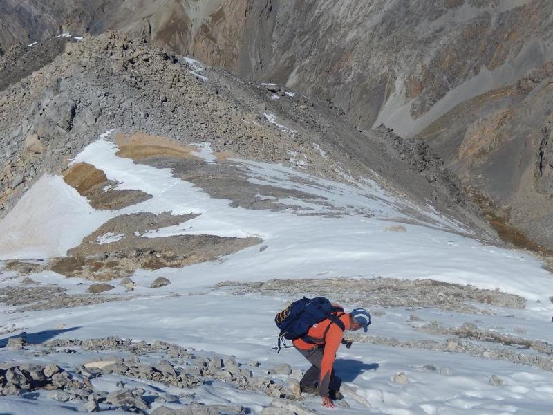Descente de la Pointe d'Escreins