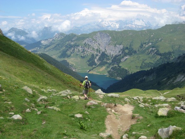 Descente de la combe de la Louze