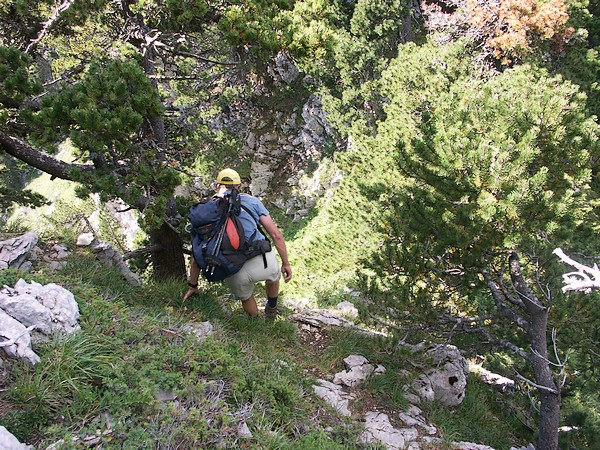 Descente délicate