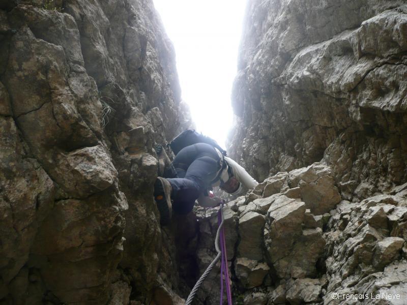 Descente du Mt Aiguille - Vercors