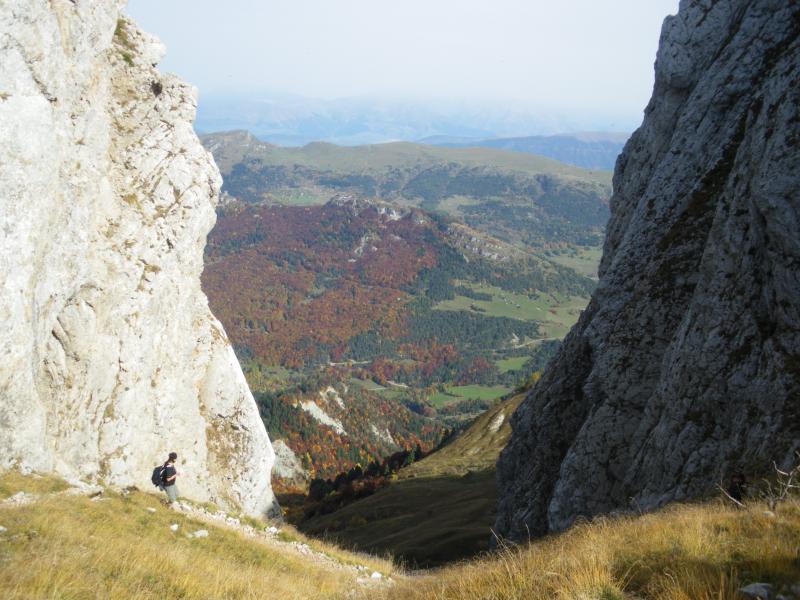 Descente du Pas de Berrières - Vercors