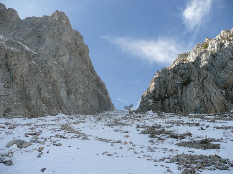 Descente du Pas de Berrières - Vercors