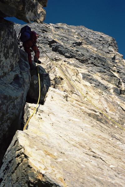 Descente en rappel