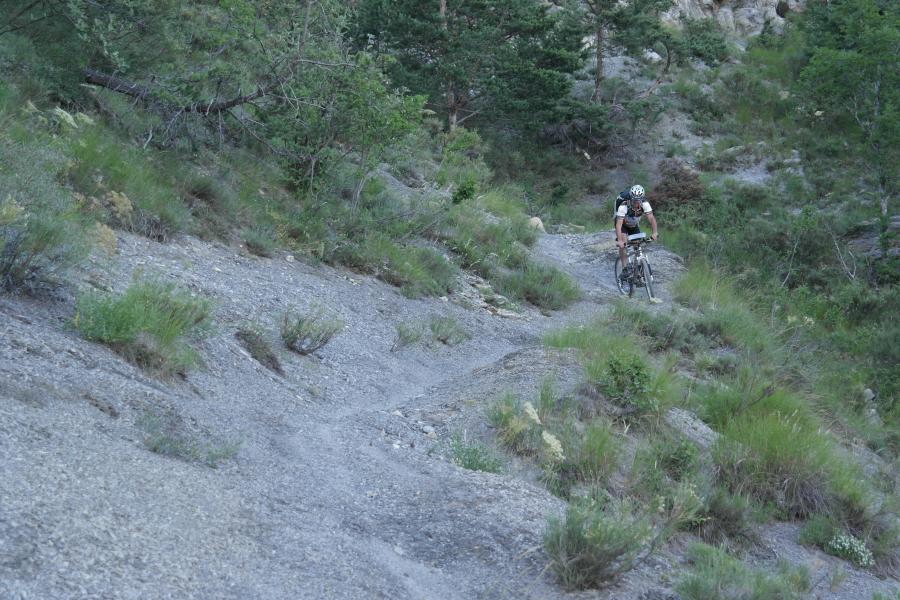 Descente sur Colmars