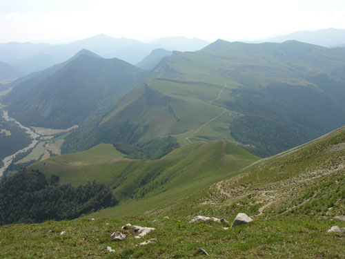Descente sur le Col de la Croix