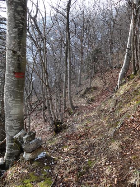 Descente vers le col de Baure