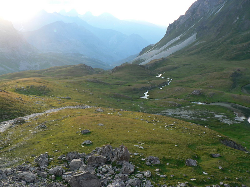 Deversoir du Lac des Cerces