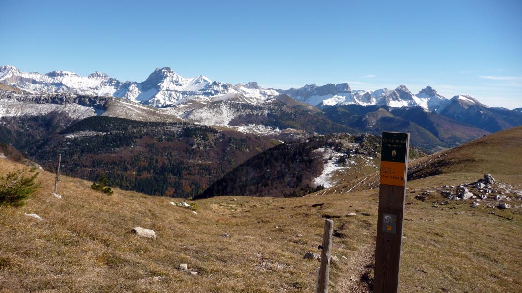 Dévoluy Ouest depuis le Col Vente-Cul (1650m)