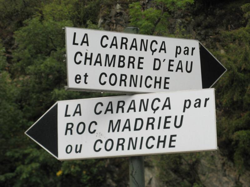 Différents itinéraires