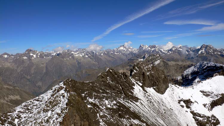 Du sommet, vers le Nord