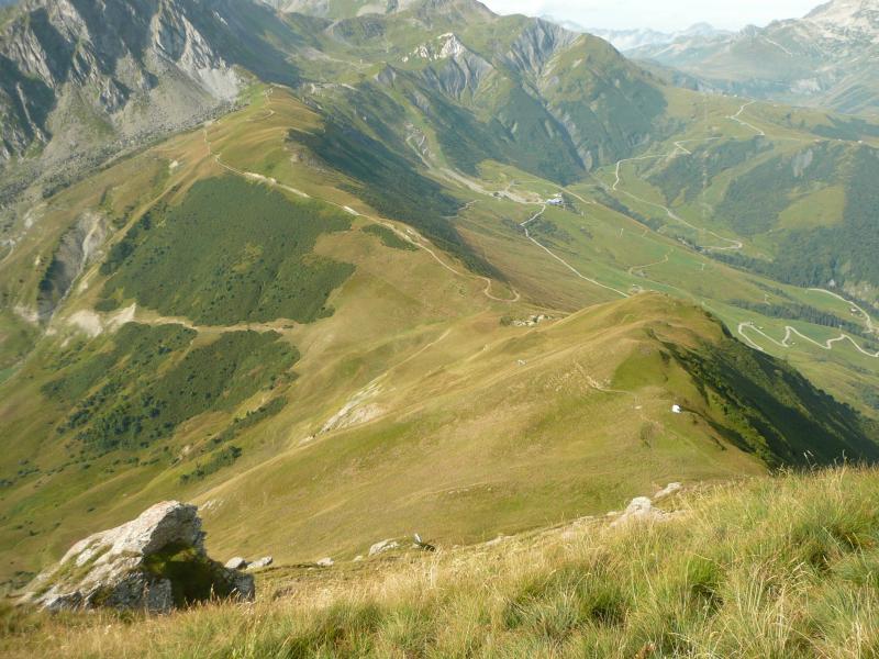 Du sommet vue sur le décollage sud