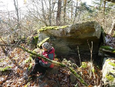 Dalle sommitale du Suc de Jalore