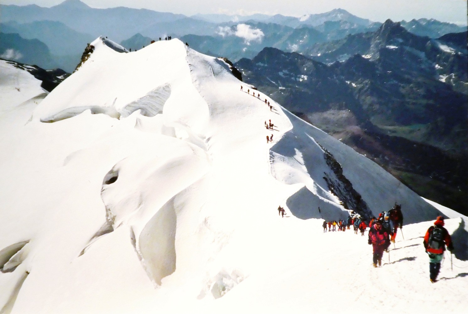 Dans la descente de l'arÃªte terminale