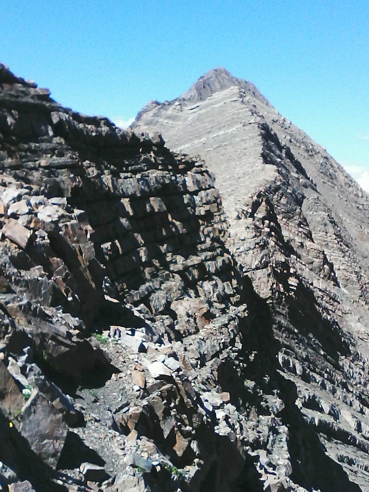 dans la descente sous le col de l'AigliÃ¨re