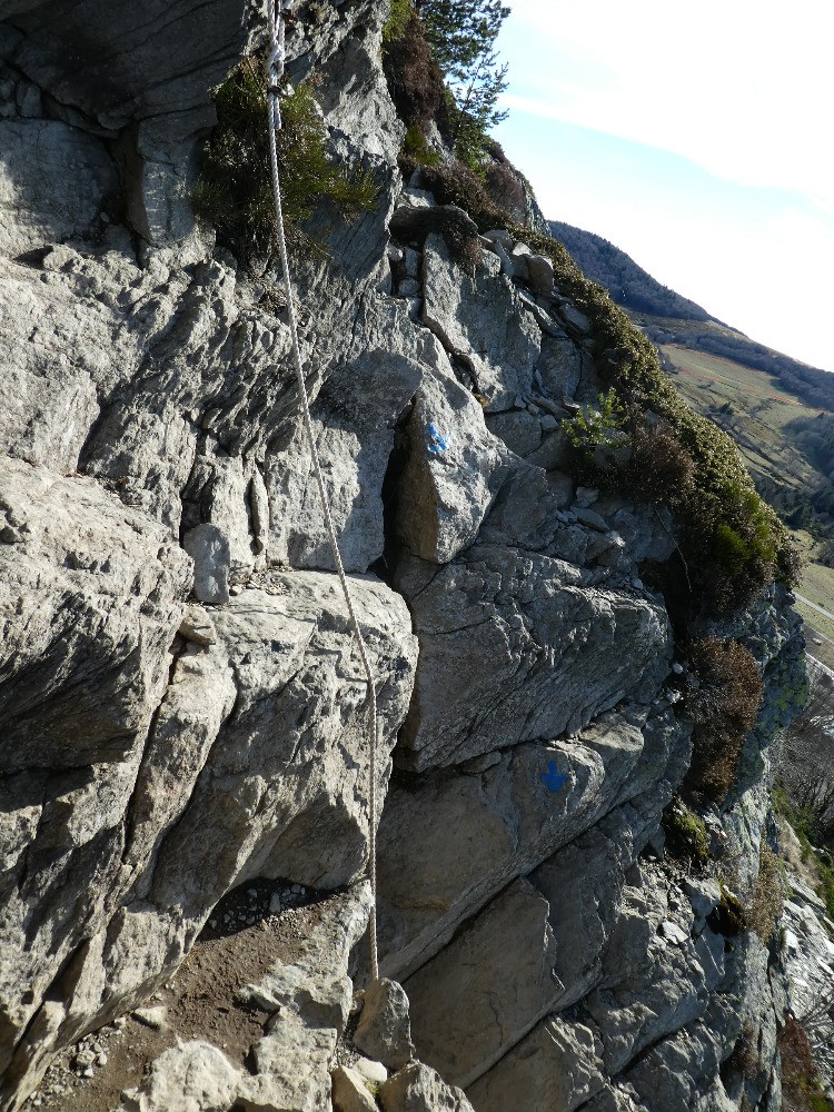 Dans la descente (passage vertical... mais optionnel !)