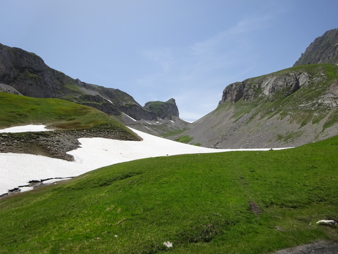 Dans le vallon des Aiguilles
