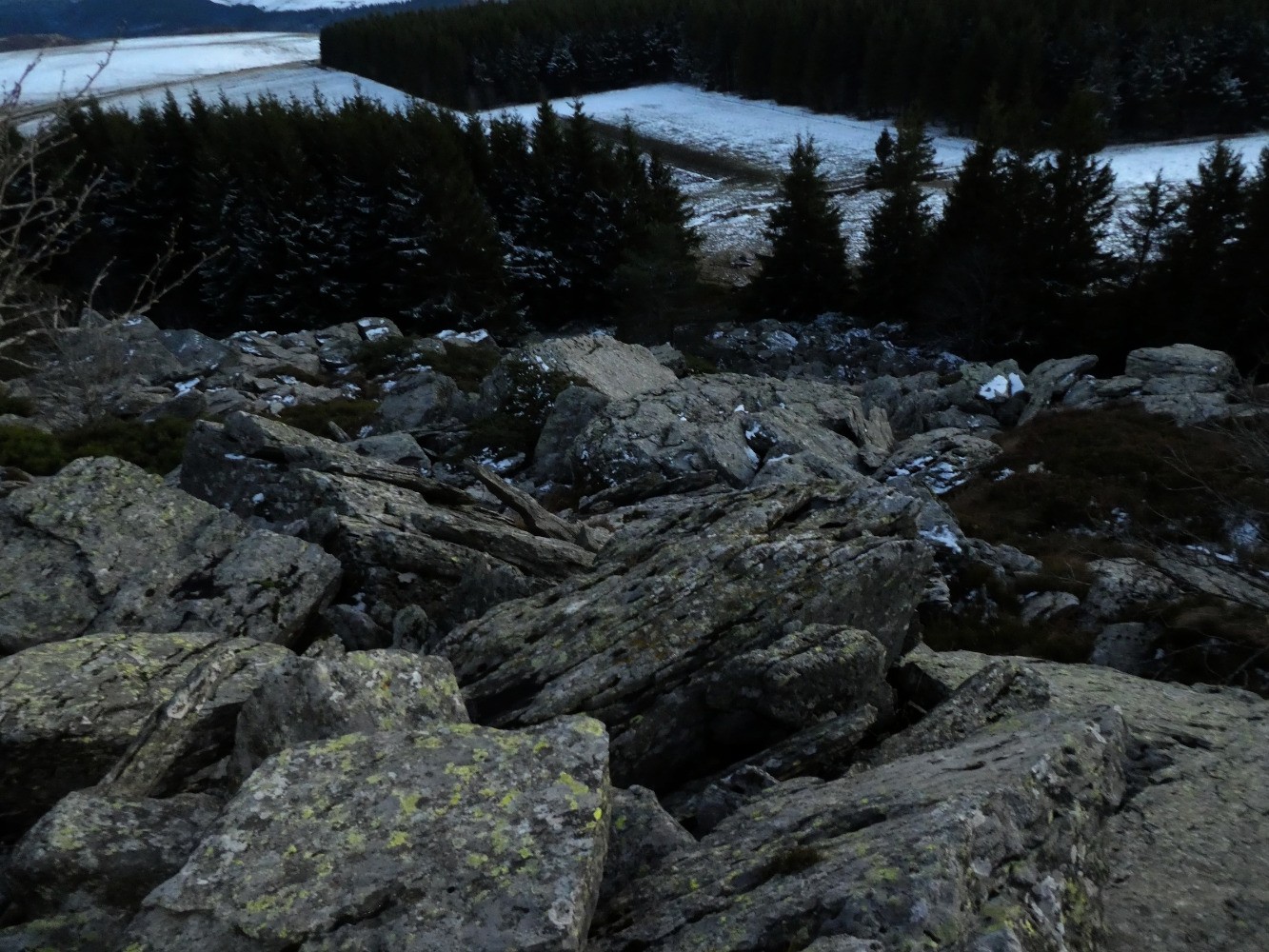 dans les blocs Ã  la descente