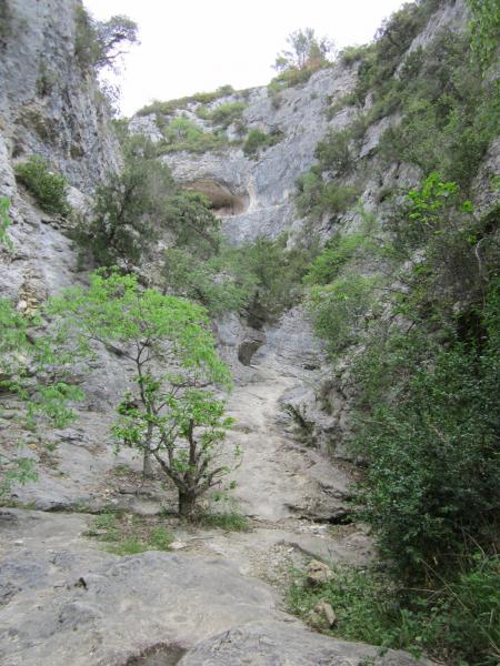 dans les gorges de la Véroncle
