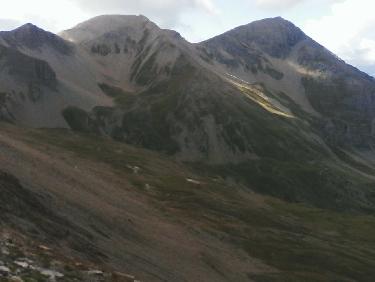 de g Ã  D : l&apos;homme, col de charges, pointe de reyna , col de reyna